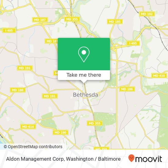 Aldon Management Corp map