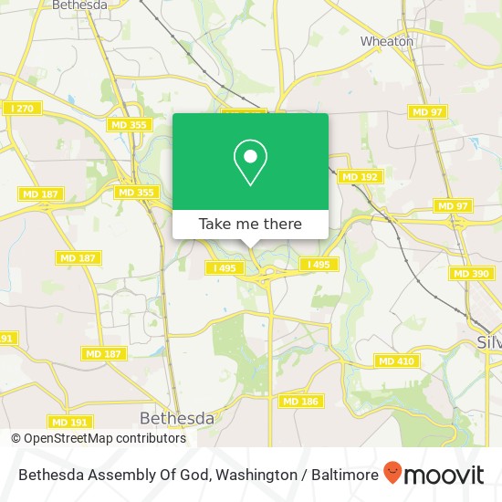 Bethesda Assembly Of God map