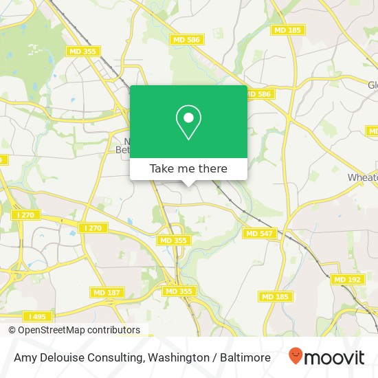 Amy Delouise Consulting map
