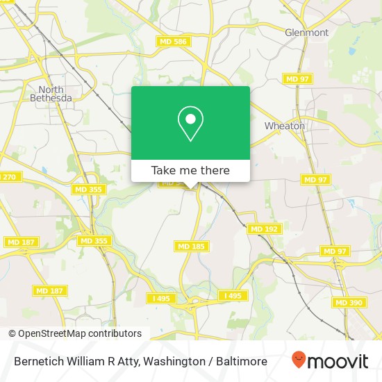 Bernetich William R Atty map