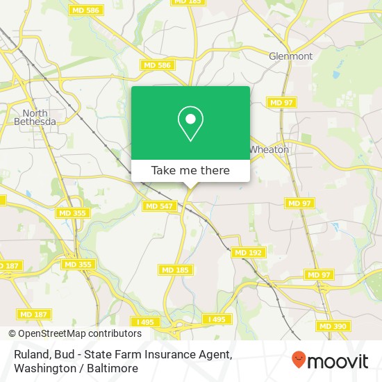 Ruland, Bud - State Farm Insurance Agent map