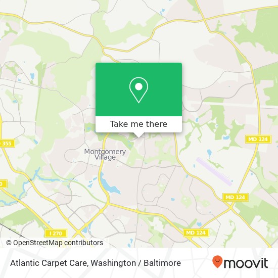 Atlantic Carpet Care map