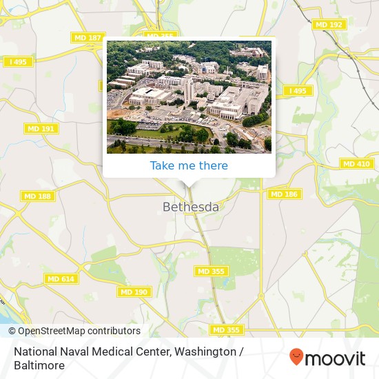 Mapa de National Naval Medical Center