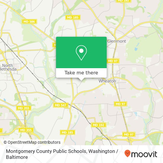 Montgomery County Public Schools map