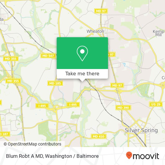 Blum Robt A MD map