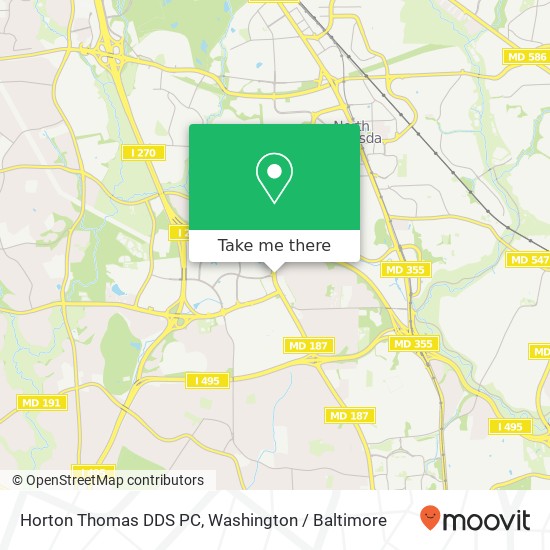 Mapa de Horton Thomas DDS PC