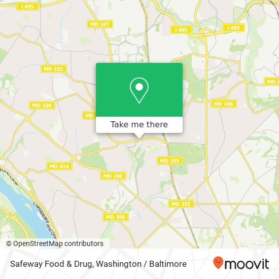 Mapa de Safeway Food & Drug