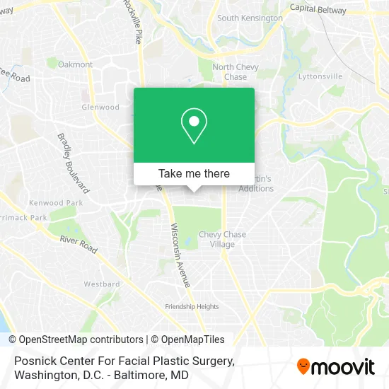 Posnick Center For Facial Plastic Surgery map