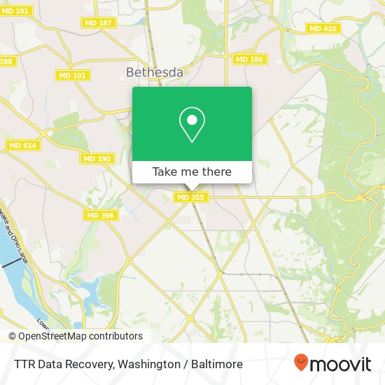 TTR Data Recovery map
