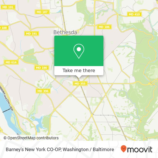 Mapa de Barney's New York CO-OP