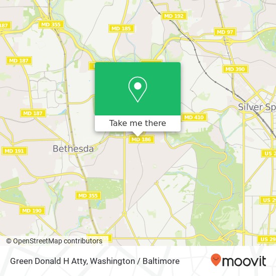 Green Donald H Atty map