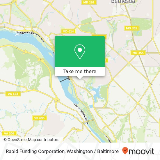 Mapa de Rapid Funding Corporation