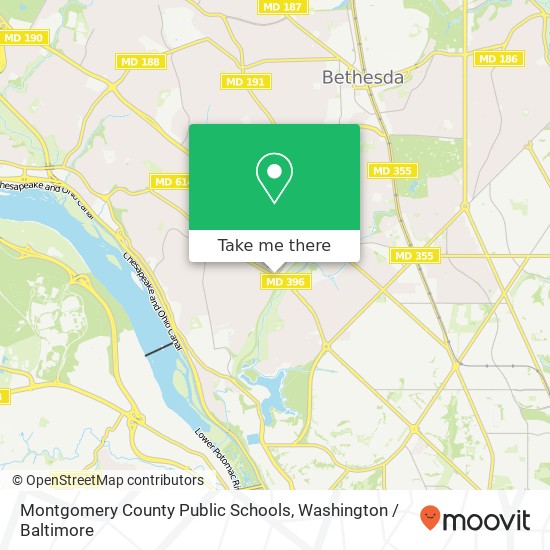 Montgomery County Public Schools map