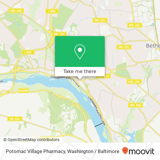 Mapa de Potomac Village Pharmacy