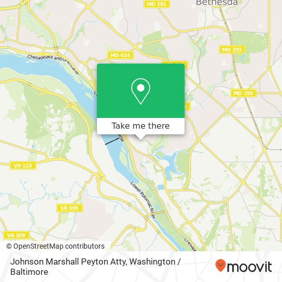 Mapa de Johnson Marshall Peyton Atty