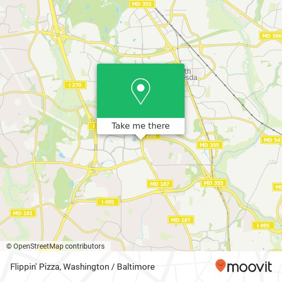 Mapa de Flippin' Pizza