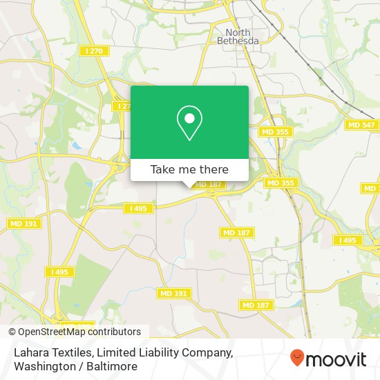 Mapa de Lahara Textiles, Limited Liability Company