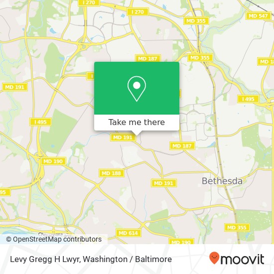 Levy Gregg H Lwyr map