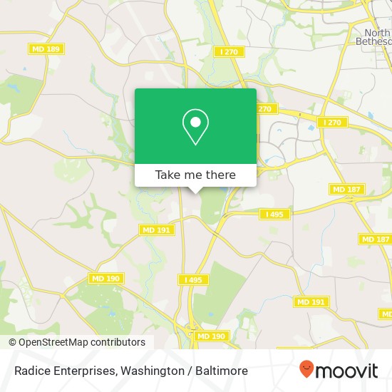 Mapa de Radice Enterprises