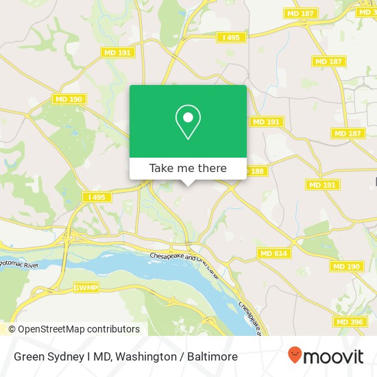 Mapa de Green Sydney I MD