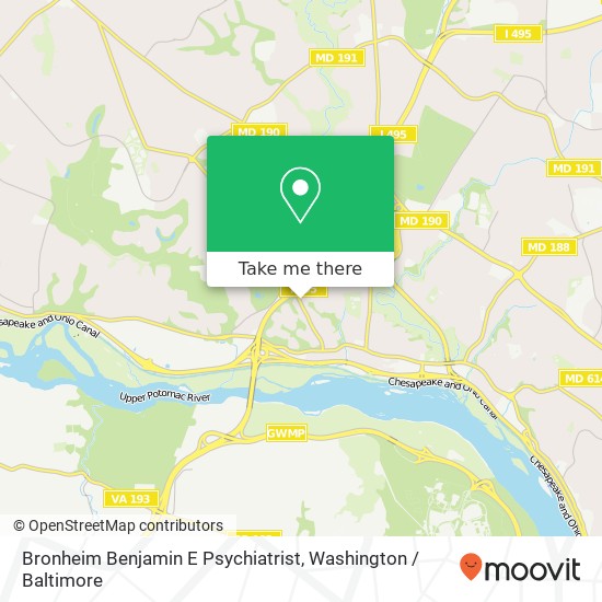 Bronheim Benjamin E Psychiatrist map