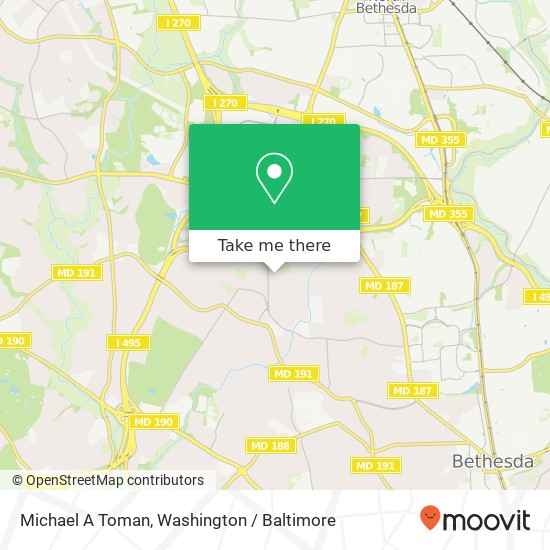 Michael A Toman map