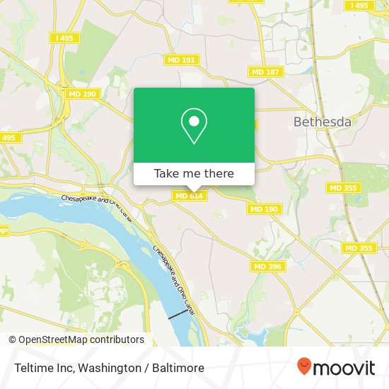 Teltime Inc map