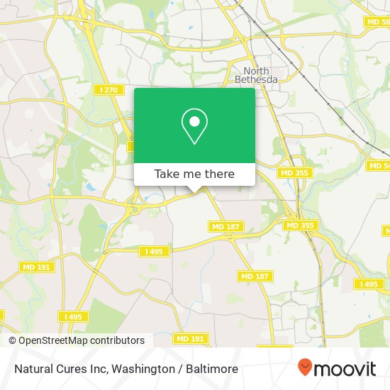 Natural Cures Inc map