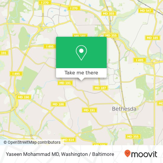 Mapa de Yaseen Mohammad MD