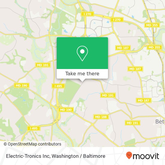 Mapa de Electric-Tronics Inc