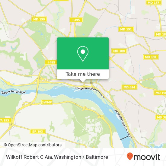 Mapa de Wilkoff Robert C Aia
