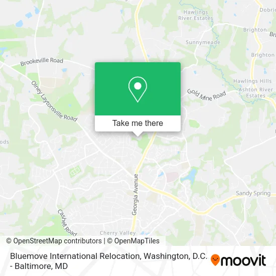 Mapa de Bluemove International Relocation