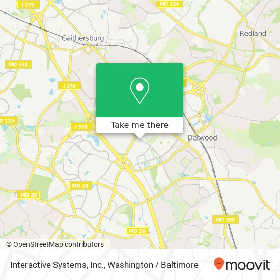Mapa de Interactive Systems, Inc.