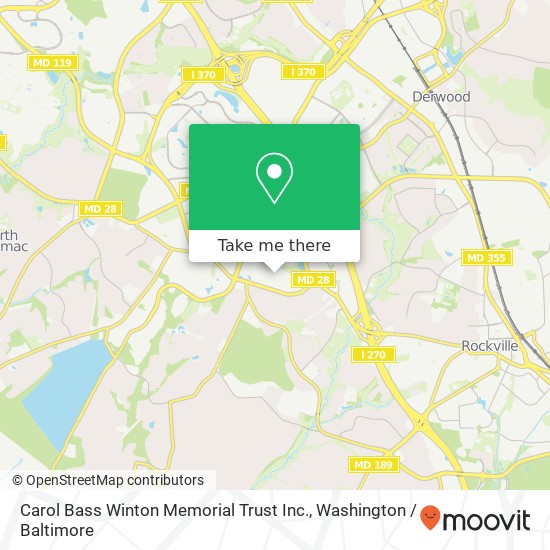 Mapa de Carol Bass Winton Memorial Trust Inc.