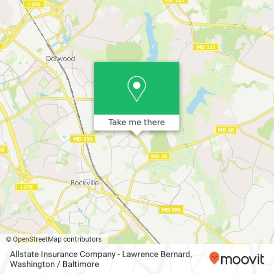 Mapa de Allstate Insurance Company - Lawrence Bernard