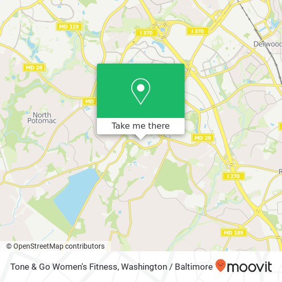 Tone & Go Women's Fitness map