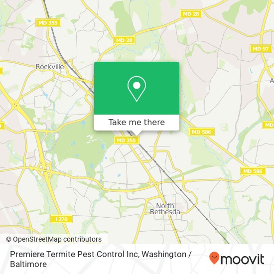 Premiere Termite Pest Control Inc map