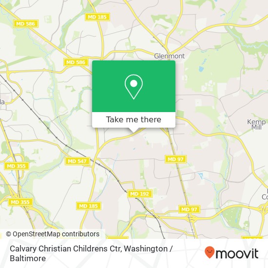 Mapa de Calvary Christian Childrens Ctr