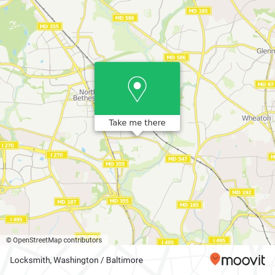 Locksmith map