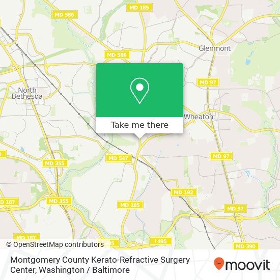 Montgomery County Kerato-Refractive Surgery Center map