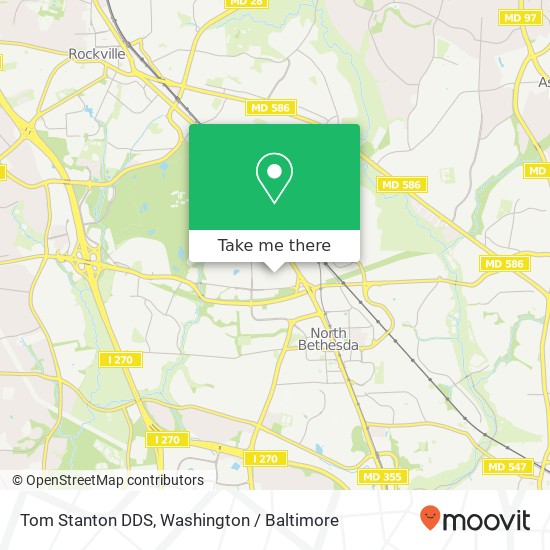 Tom Stanton DDS map