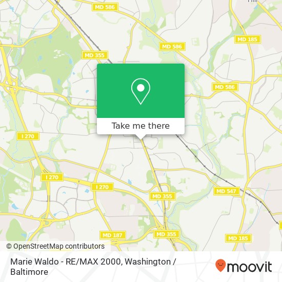 Marie Waldo - RE/MAX 2000 map