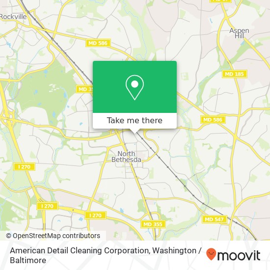 Mapa de American Detail Cleaning Corporation