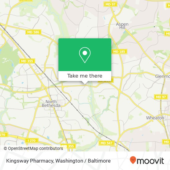 Mapa de Kingsway Pharmacy