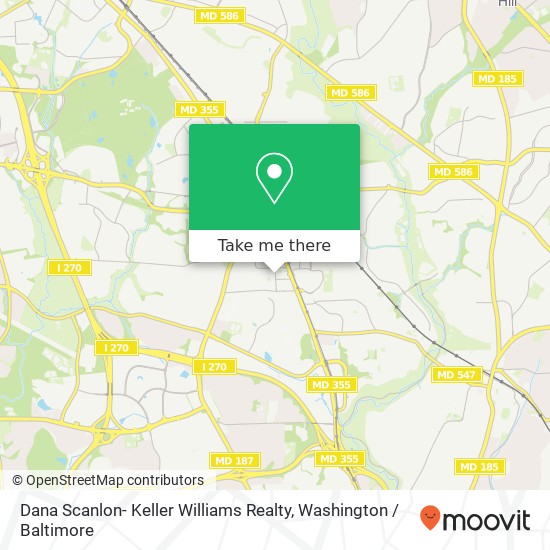 Dana Scanlon- Keller Williams Realty map