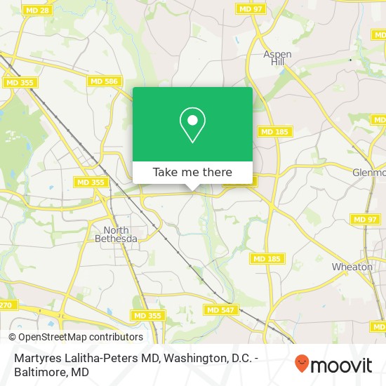 Martyres Lalitha-Peters MD map