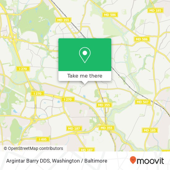 Argintar Barry DDS map