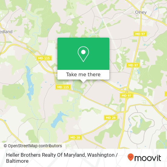 Heller Brothers Realty Of Maryland map