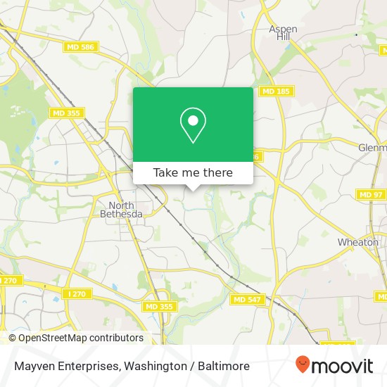 Mayven Enterprises map