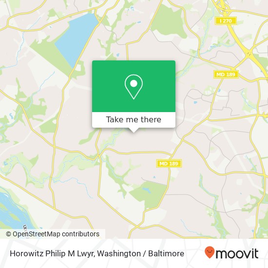 Horowitz Philip M Lwyr map